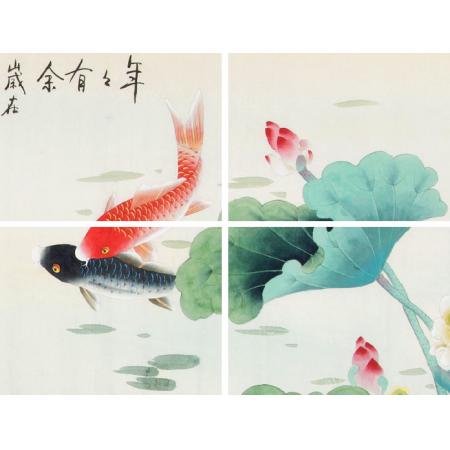 凌雪 小八尺《年年有余》 北京美协会员